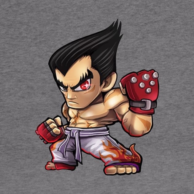 Kazuya Mishima by mprokolo corgi